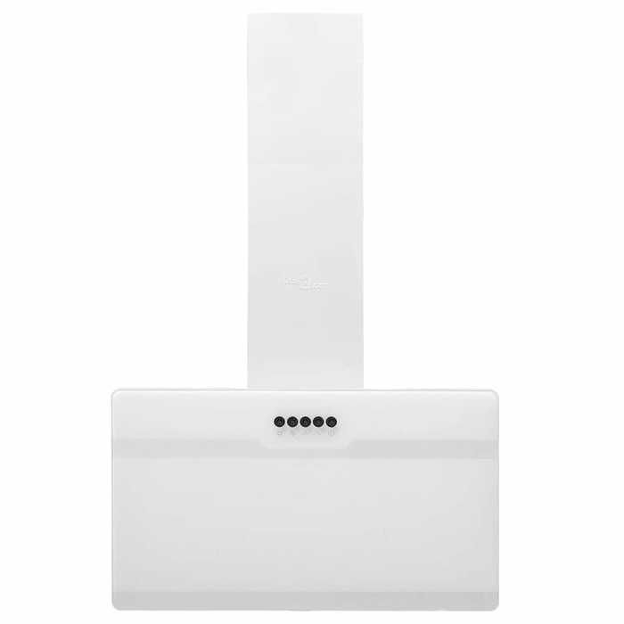 Printemps 2026 SoldesBlanc Hotte murale 60 cm Acier et verre trempé Blanc 2_314291