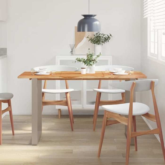 Meuble Salle à Manger - Table de salle à manger - Vidaxl - Pour 4 personnes - 140x70x76  cm - bois dacacia solide 70956els68w