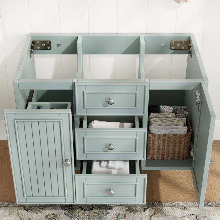 Meuble Sous Vasque Suspendu Vert MDF Meuble Vasque Moderne FloraGrace Pour Salle D Eau Gain De Place 785x46x468cm