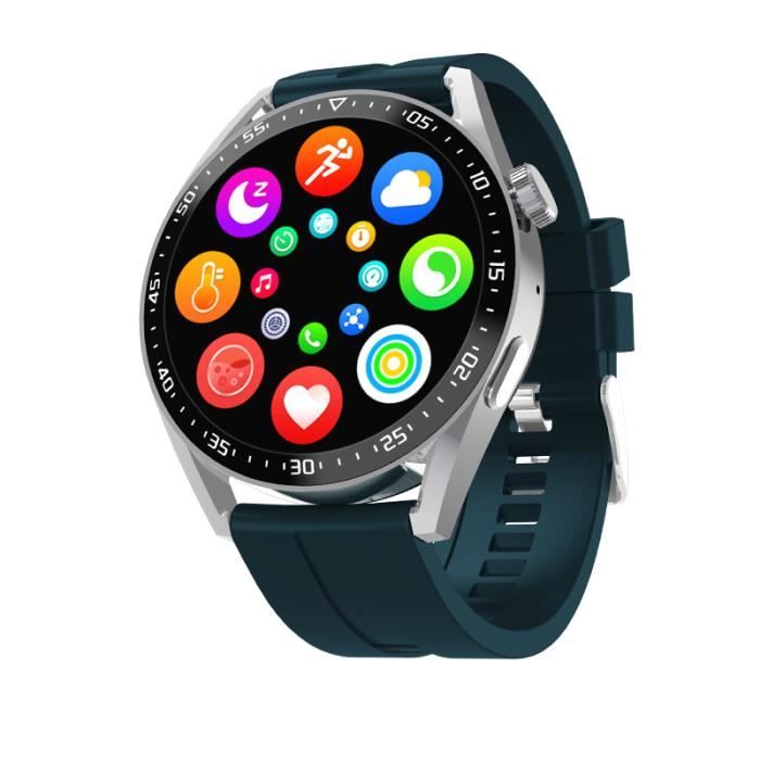 Bleu Montre intelligente HW28 pour hommes et femmes chargement