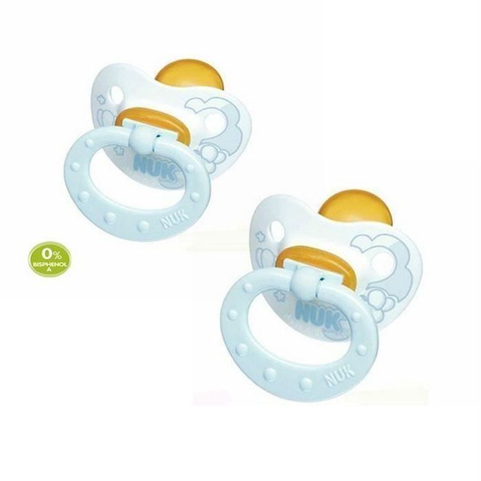 Nuk Lot De 2 Sucettes Bleu 1 Bebe Cdiscount Puericulture Eveil Bebe