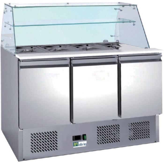 Table Réfrigérée Et Saladette Ouverte Star 700 - 2 Ou 3 Portes, Inox, Capacité 314L, Pour Commerce - 8