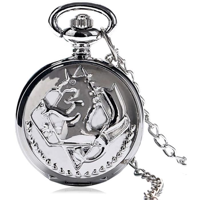 Montre gousset classique Fullmetal Alchemist Cosplay Edward Montre de poche  Cadeau pour homme [59] -, - Achat/vente montre de gousset - Cdiscount