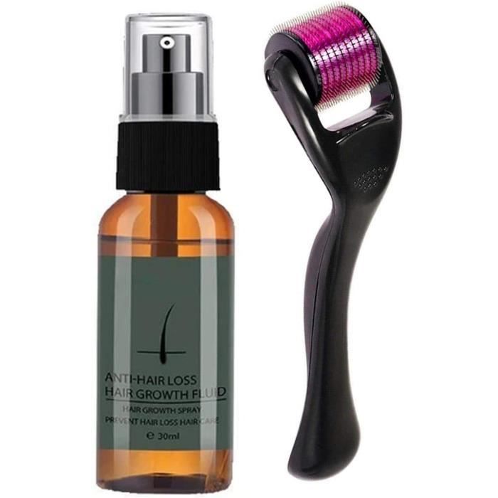 Kit de Croissance Barbe 30ml Sérum Huile Barbe De Croissance
