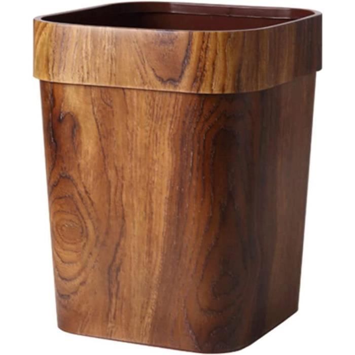 Petite Poubelle Ou Vase Vintage En Palissandre - Style Victorien, Super Décoratif !