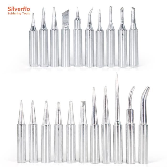 Lot De 6 Pointes De Fer à Souder Sans Plomb 900M-T - Pour Station De Soudage (température 200-480°C)