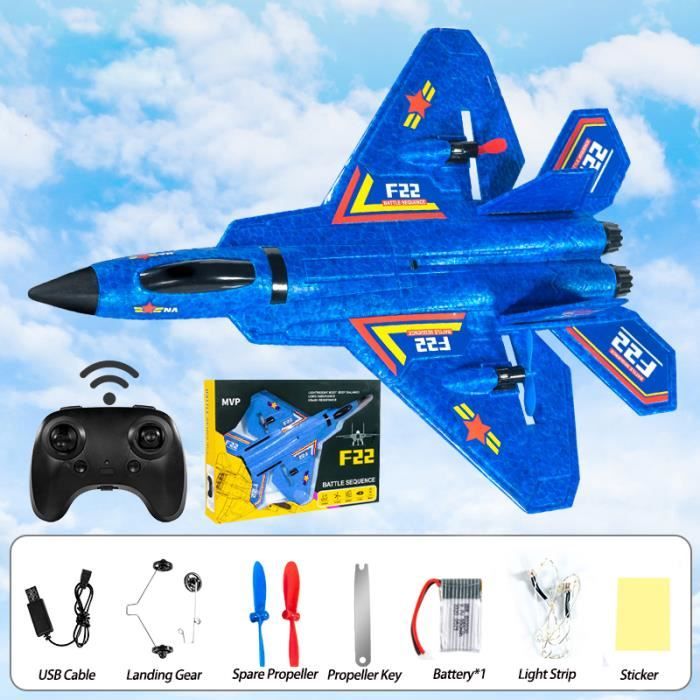 Bleu-Avion Rc En Mousse 530, 2.4g, Radiocommandé, Planeur De Chasse Télécommandé, Jouet D Bleu-Avion Rc En Mousse 530, 2.4g, Radiocommandé, Planeur De Chasse Télécommandé, Jouet D