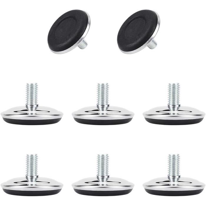 SOURCING MAP 2Pcs Pieds De Nivellement Meuble Pied Réglable Patin De