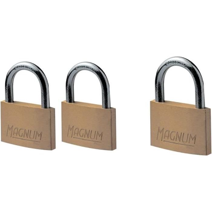 Cadenas En Laiton Massif BURG-WACHTER 20 Mm – Clés Identiques, Sécurité