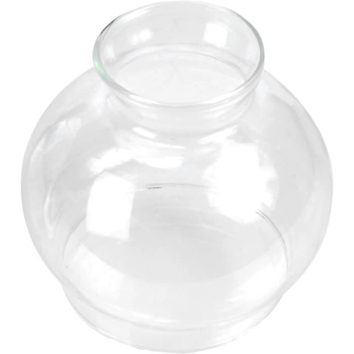 Abat-jour En Verre Soufflé Main Pour Lampe à Pétrole - Cheminée De Remplacement Vintage Style Tempête | 24,5cm