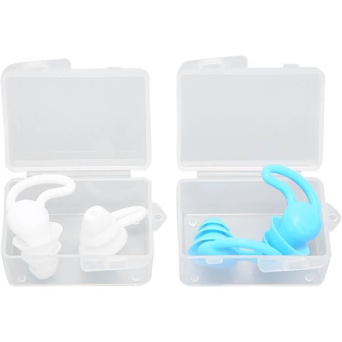 Bouchons Oreille Petits Conduits - 2 Paires NRR32 - Pour Dormir Et Voyager