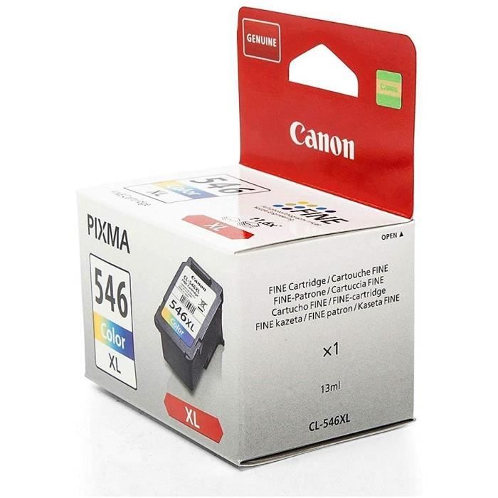 Cartouche d'encre Canon Pixma MG 2555 - Original Canon 8288B001 - CL-546XL  - Couleur - 300 pages