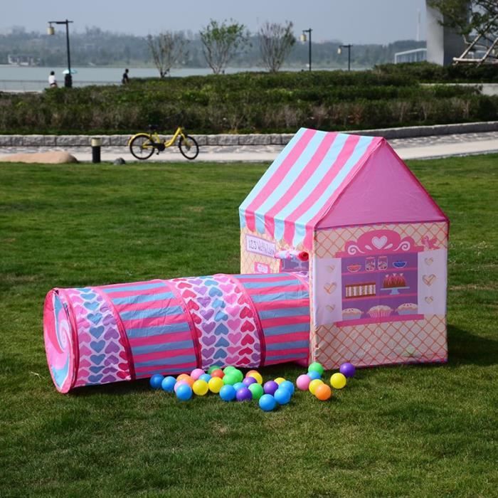 Jardin jouer tente tunnel ball pit bébé bébé ramper tunnel tunnel de pliage  jouer tente théâtres enfants mat océan pour enfants - Cdiscount Jeux -  Jouets