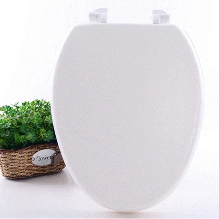 Abattant WC Couverture de Toilette rembourr e en Mousse de Vinyle