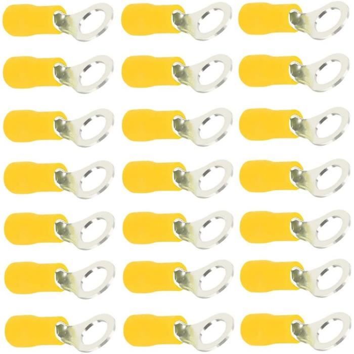 Lot De 150 Cosses De Câbles électriques En PVC Semi-isolées Pour Câbles