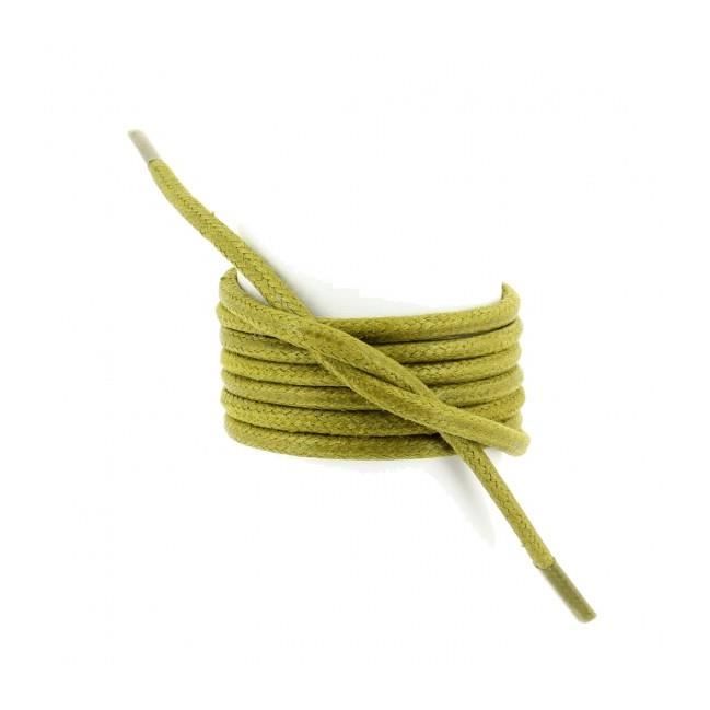Vert colibri. Coton Lacets ronds et épais 3MM Les Lacets Français 