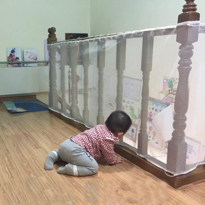 Filet De Securite Isoto Pour Bebe 3m Jouet Pour Enfant Protection D Escalier De Balcon Et D Escalier Cdiscount