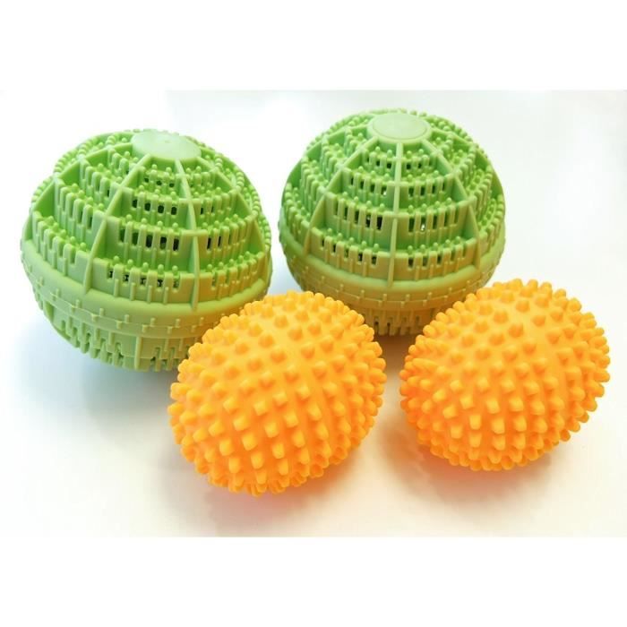 Boule De Lavage Écologique Maximex - Lot De 2 - Sans Lessive - Pour Lave-Linge