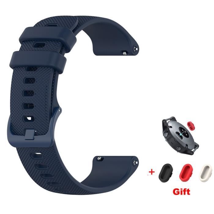 Bracelet de montre en Silicone pour Garmin Venu Vivoactive 3, avec bouchon  anti poussière, pour Garm Garmin Vivoactive 4 -YL3666 , - Achat/vente  bracelet de montre - Cdiscount