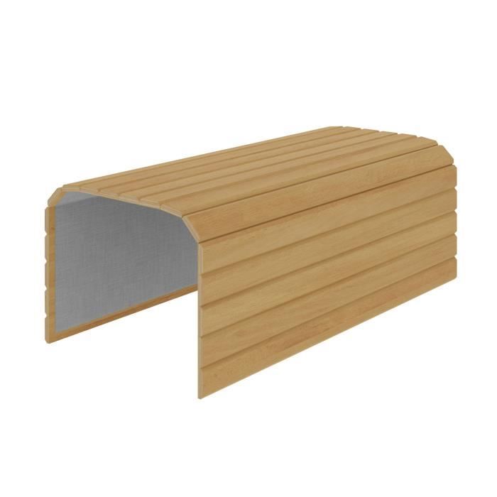 Table accoudoir de canapé 44x40 cm Plateau de canapé en bois aulne