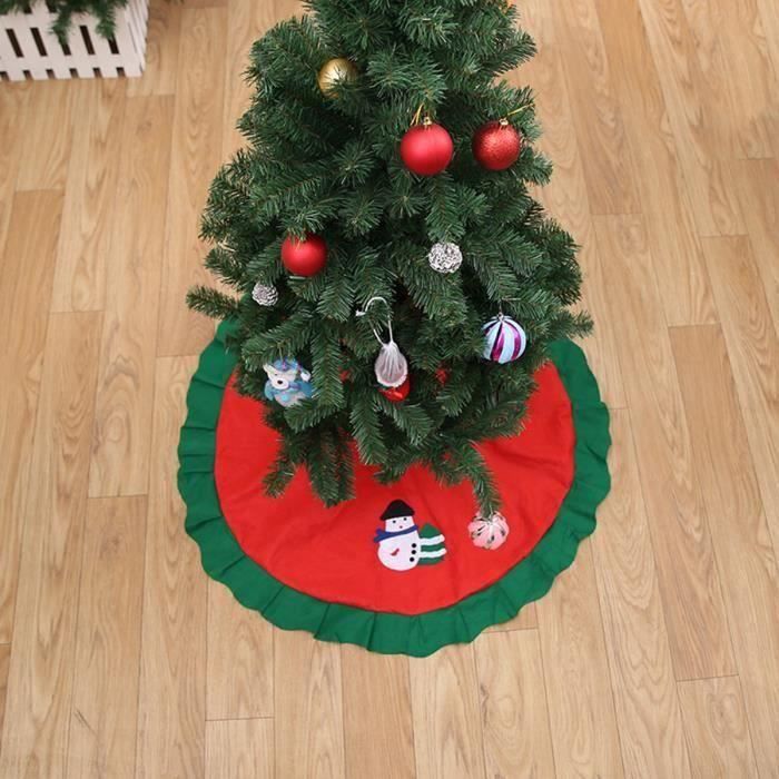 Tapis Cache Pied De Sapin De Noel 90cm Tapis Jupe Bordure Sapin Arbre Cache Pied Non Tisse Pere Noel Maison Decor Bonhomme De Neige A08616 Achat Vente Pied De Sapin De Noel Cdiscount