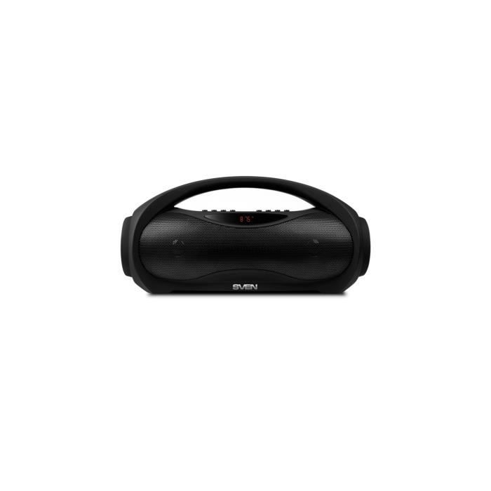 Enceinte Bluetooth Sven Haut-parleur portable 2.0 SVEN PS-420 noir Bluetooth FM USB microSD aille unique Noir