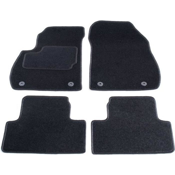 Tapis Opel Zafira Tourer - Opel - Zafira Tourer - Noir - Tapis sur mesure - Lot de 4 tapis