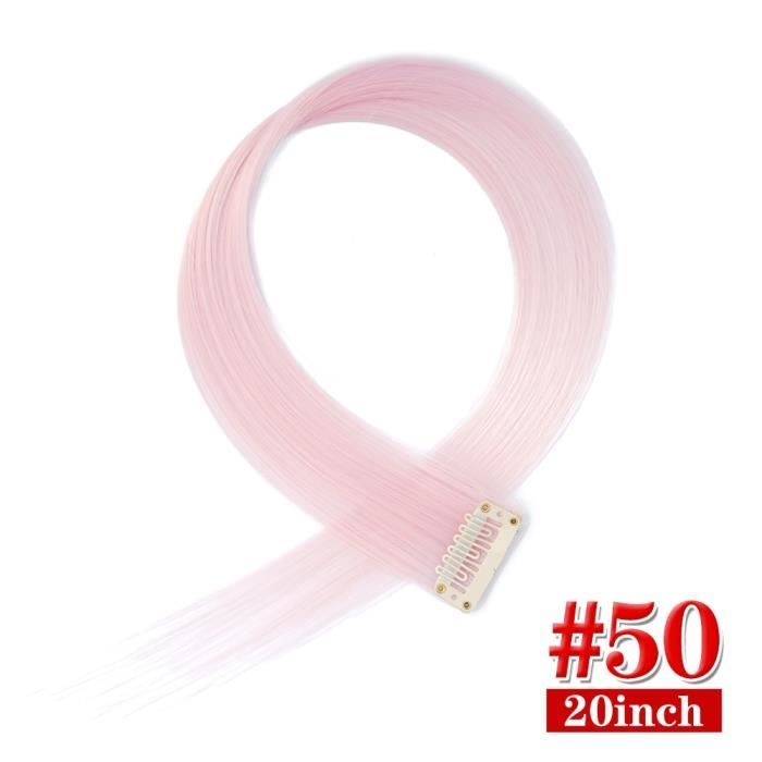 Mèche extensions,Mèches synthétiques de 20 pouces pour filles