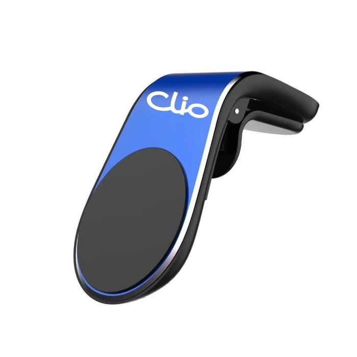 Accessoires Voiture,Support magnétique de téléphone portable pour Renault  Clio 2 3 4 5 rs 2019 2016, accessoire de - Type Bleu - Cdiscount Téléphonie