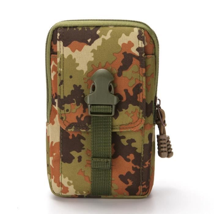 Urvoix Sac Molle Camouflage Armée Pour Téléphone - Étui Ceinture Tactique Taille L