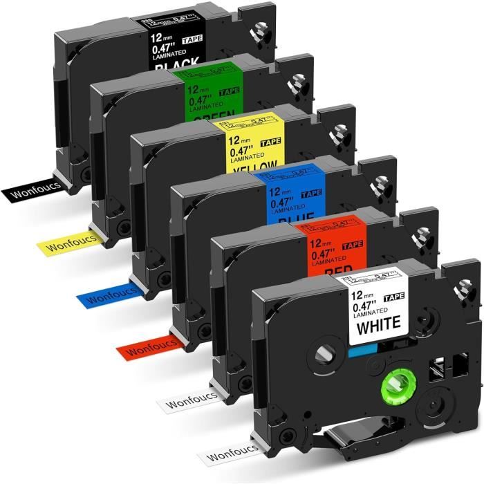 Lot De 5 Rubans Correcteur Lift-off Brother AX 10 C - Compatible Ruban D'origine - 7