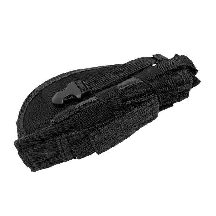 Étui De Dissimulation Fanny Pack Pour Pistolet - Porte-cartouches 2 Chargeurs, Nylon Noir, Niveau 2