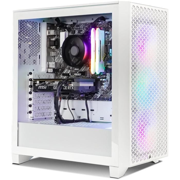 PC de bureau Gamer Corsair ICUE AMD V2 Ryzen 5 / RTX 4060 / / / W11 Pro - vue 2