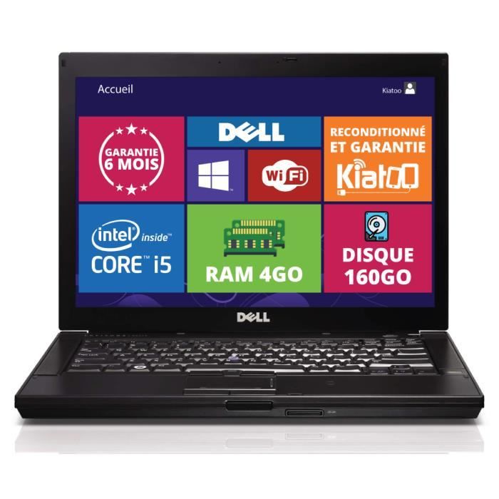 Top achat PC Portable ORDINATEUR PORTABLE  DELL LATITUDE E4310 CORE I5 4GO RAM 160GO DISQUE DUR ,WIFI, ,PC PORTABLE pas cher