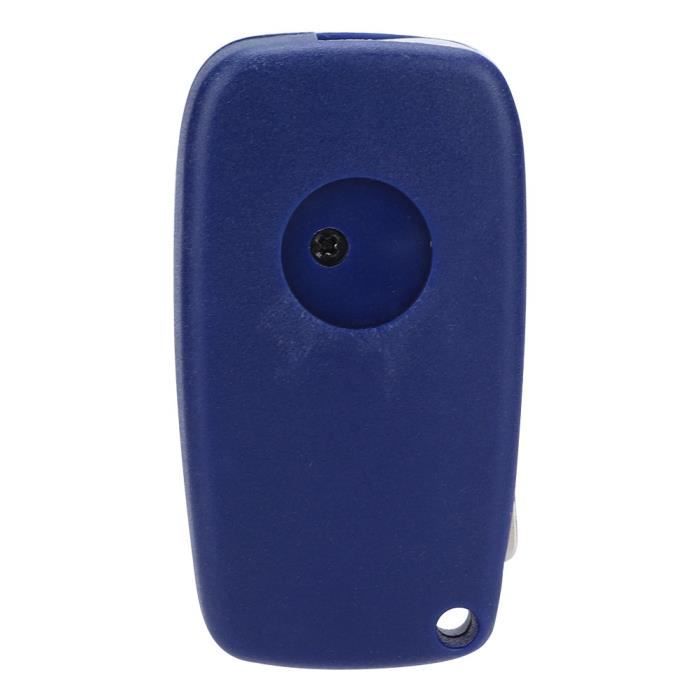 Coque Clé Voiture TOOMUME - Compatible Peugeot Citroën - TPU Avec Garnitures Or/Argent - Protection Télécommande