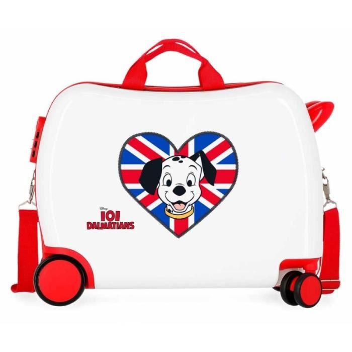 Valise trotteur DISNEY Les 101 Dalmatiens Lucky blanc JOU 4759823