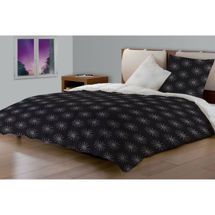 Dodo Couette Reversible Soleil D Argent 220x240cm Achat Vente Couette Cdiscount