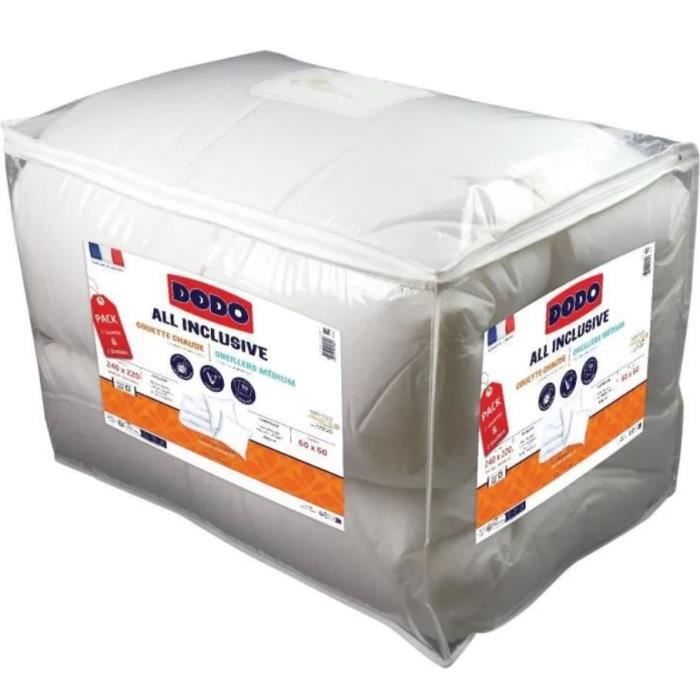 Pack Protection : Couette 220x240 Cm + Taie D'oreiller + 1 | WhichOne