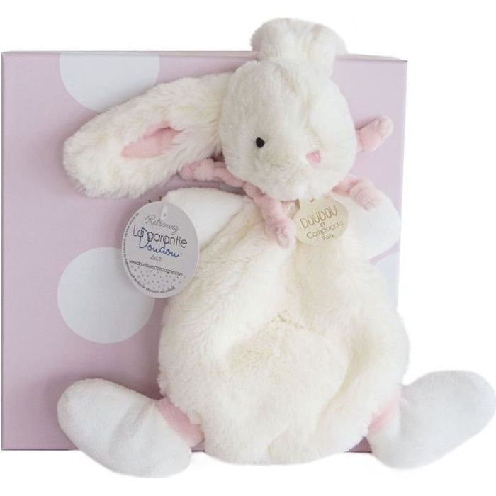 DOUDOU ET COMPAGNIE Lapin Bonbon - Doudou Rose - Cdiscount Prêt-à-Porter