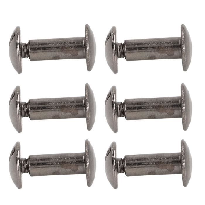 Kit de rivets en cuir 200 ensembles livre reliure vis environnement