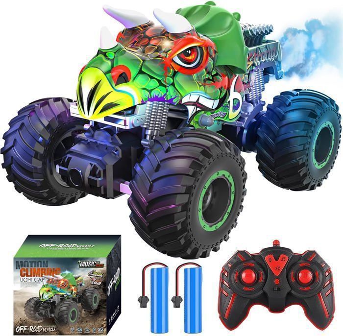 Voiture Télécommandée Cadeau Enfant 5 ans-10 Ans Enfant Camions  Radiocommandés Voiture Grande Vitesse RC Vert - Cdiscount Jeux - Jouets