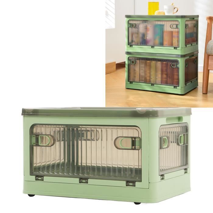 JIE Bacs De Rangement Avec Couvercles (Blanc) Bacs De Rangement En ...