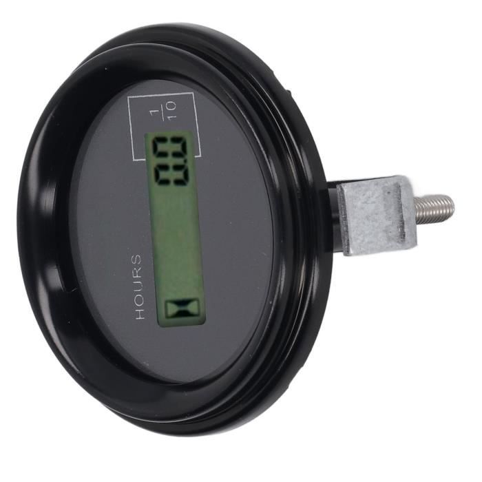 Compteur Horaire Mécanique Quartz 12-36V AC/DC – Pour Bateau, Auto, Tracteur, Motoneige, Tondeuse, Générateur