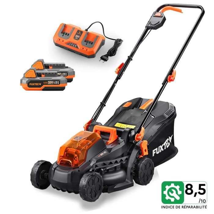 Tondeuse gazon batterie 40V (2X20V) - FUXTEC FX-E1RM20 - largeur