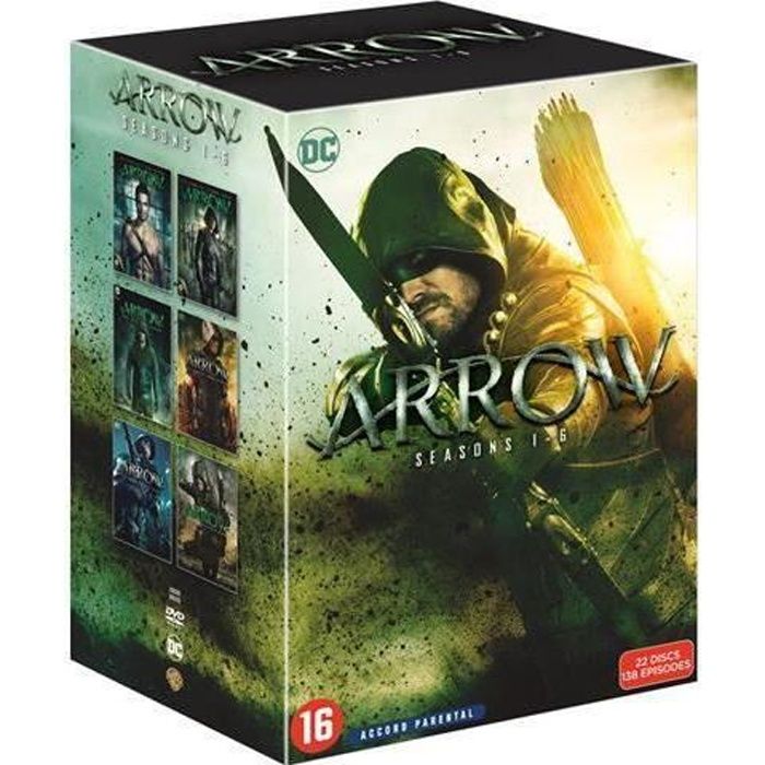 Warner Home Video Coffret Arrow Saisons 1 à 6 DVD - 5051889626220