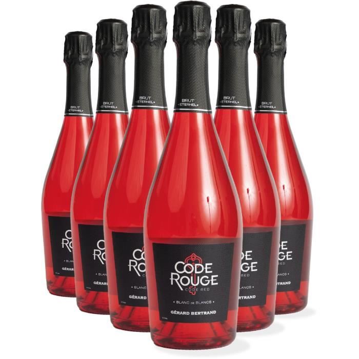 Code Rouge Sparkling Magnum Code Rouge - Blanc de blancs - Vin pétillant x6 - La cave Cdiscount