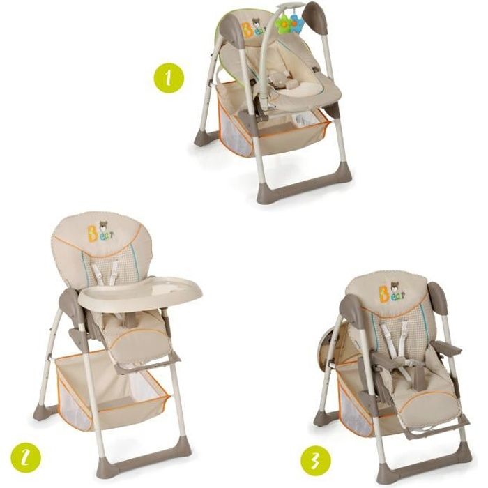 HAUCK Chaise Haute évolutive 3 en 1 Sit'N Relax - Bear - Cdiscount  Puériculture & Eveil bébé