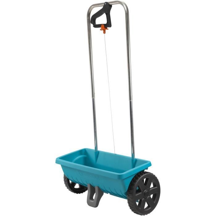 Épandeur GARDENA 00436-20 – Capacité 18L, Surface 800m², Largeur 6m