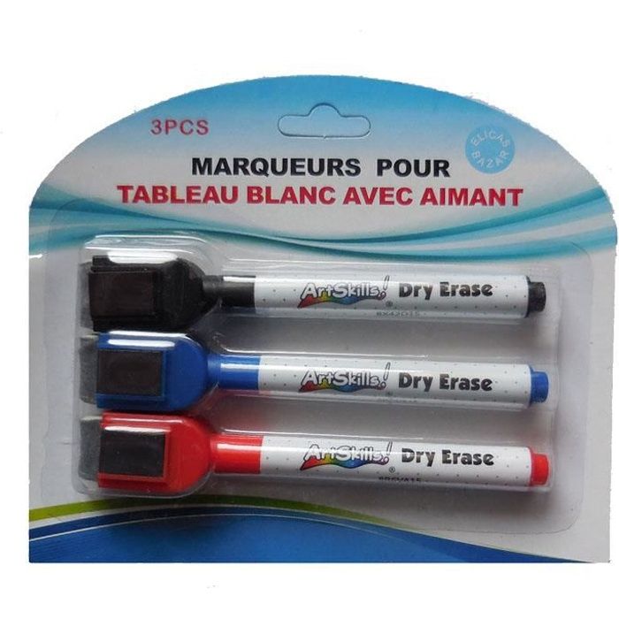TABLEAU 3x FEUTRES/EFFACEURS MÉMO MAGNÉTIQUE AIMANTÉ FORMAT A5 FRIGO TABLEAU 3x FEUTRES/EFFACEURS MÉMO MAGNÉTIQUE AIMANTÉ FORMAT A5 FRIGO