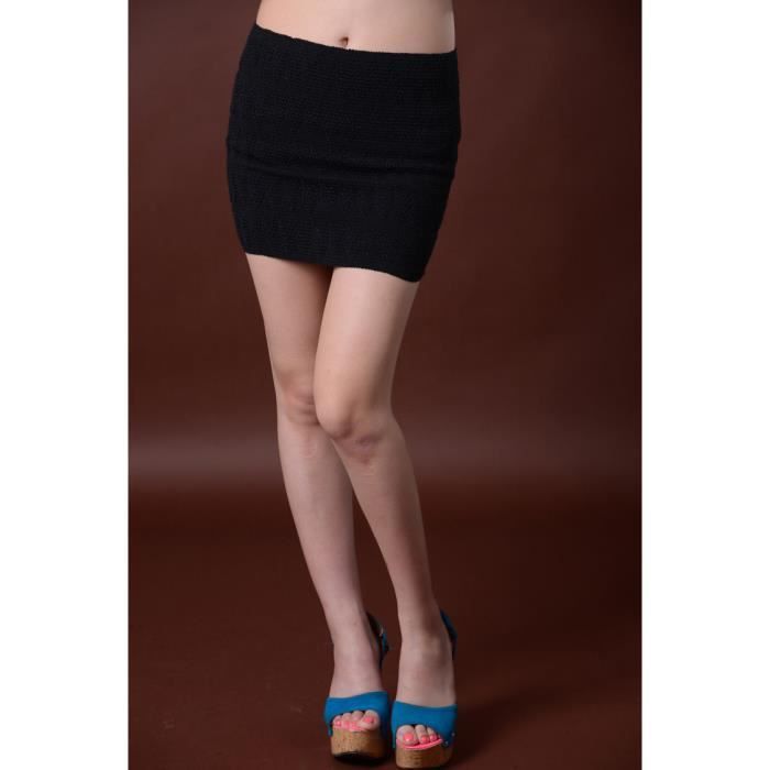 Femme jupe top courte collant
